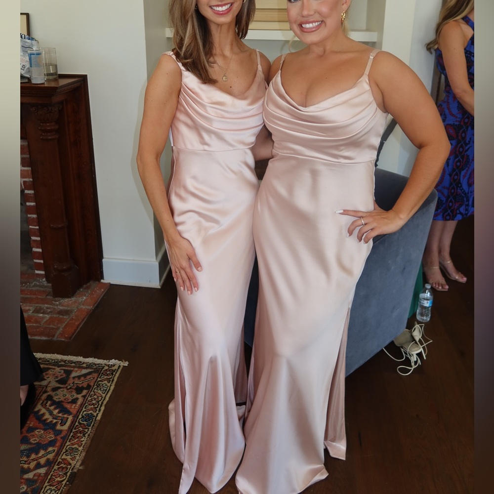 Skye satin dress